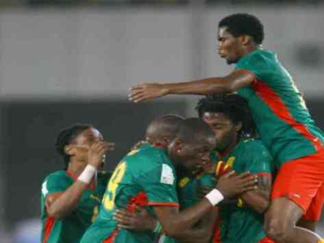 Cameroon - Zambia action