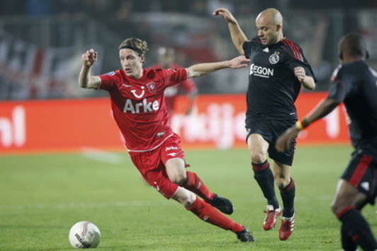 FC Twente - Ajax, Ronnie Stam and Demy de Zeeuw (foto PROSHOTS)