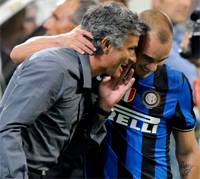 Mourinho & Sneijder - Inter (Getty Images)