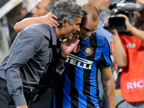 Mourinho & Sneijder - Inter (Getty Images)