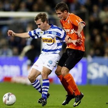 Joep van den Ouwenland vs Paco van Moorsel, De Graafschap - FC Den Bosch (Foto PROSHOTS)