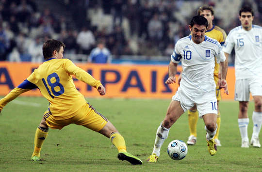 WCQ: Greece v Ukraine / Karagounis (INTIME)