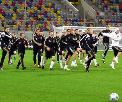 Die deutsche Nationalelf beim Training (Duchateau/Goal.com)
