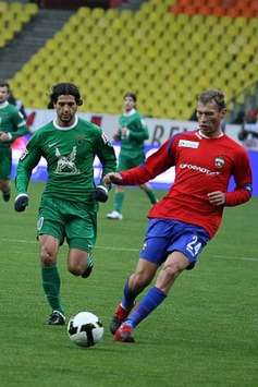 RPL: CSKA - Rubin Alejandro Dominguez vs Vasiliy Berezutskiy