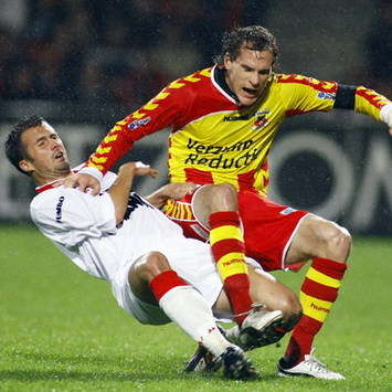Brenny Evers vs Patrick Gerritsen, Go Ahead Eagles - MVV (Foto PROSHOTS)