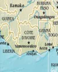 World Cup Map - Ivory Coast