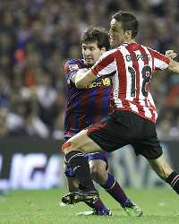 Lionel Messi, Carlos Gurpegi, Athletic Bilbao, Barcelona (Getty Images)