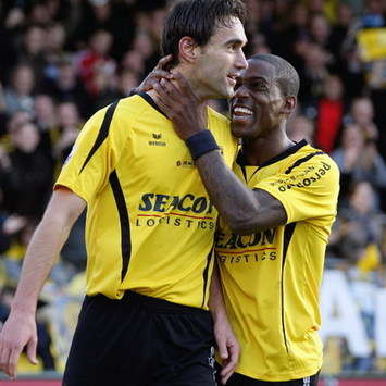 Sandro Calabro and Ruben Schaken, VVV-Venlo - Sparta Rotterdam (foto PROSHOTS)
