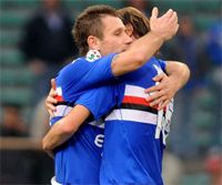 Cassano & Poli - Sampdoria-Chievo - Serie A (Getty Images)