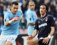 Quagliarella & Mauri - Napoli-Lazio - Serie A (Getty Images)