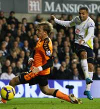 EPL: Aaron Lennon, Tottenham - Wigan Athletic (Getty Images)