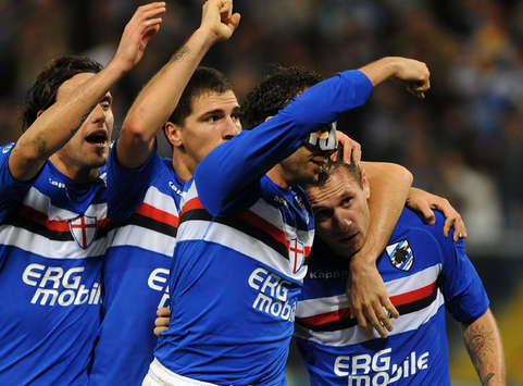 Sampdoria celebrating (Getty Images)
