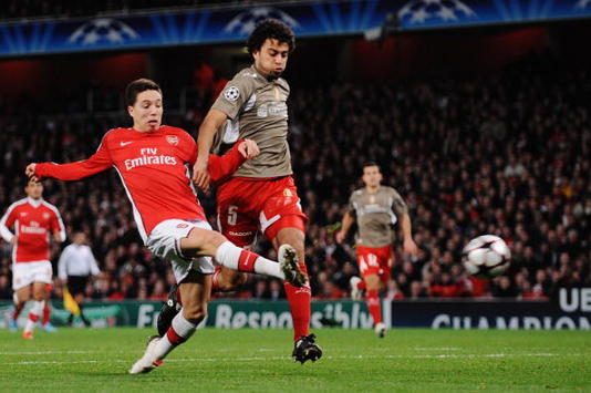 CL:Samir Nasri, Arsenal v Standard Liege (Getty Images)