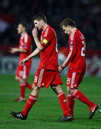 Steven Gerrard's Liverpool beat Debrecen, but it's still not enough (Getty Images)
