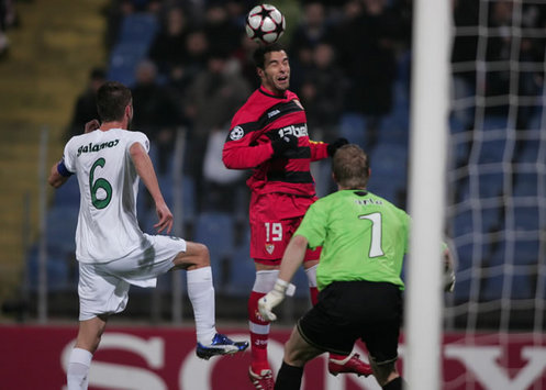 Galamaz, Negredo, Arlauskis, Unirea, Sevilla (MARCA)