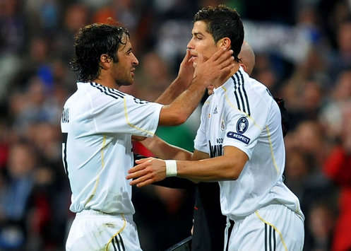 Raúl geht, Cristiano Ronaldo kommt - der Portugiese gab gegen Zürich sein Comeback (Getty Images)