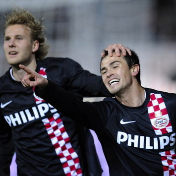 Ola Toivonen & Danko Lazovic, Sparta Rotterdam - PSV (Foto PROSHOTS)