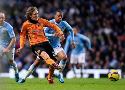 EPL: Jimmy Bullard, Manchester City v Hull City(Getty Images)