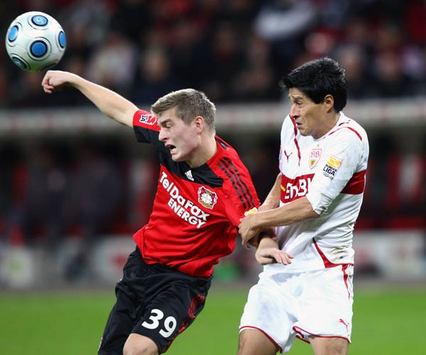 Bundesliga Bayer 04 Leverkusen - VfB Stuttgart: Toni Kroos & Ricardo Osorio (Bongarts/Getty-Images)