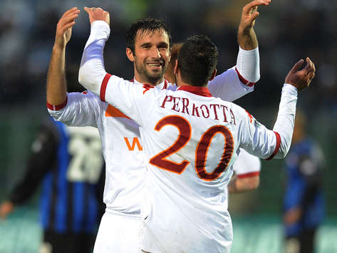 Vucinic & Perrotta - Atalanta-Roma - Serie A (Getty Images)