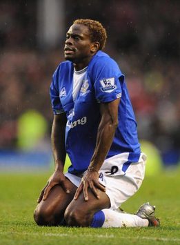 EPL: Louis Saha, Everton - Liverpool (Getty Images)