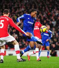 EPL: Didier Drogba, Arsenal - Chelsea (Getty Images)