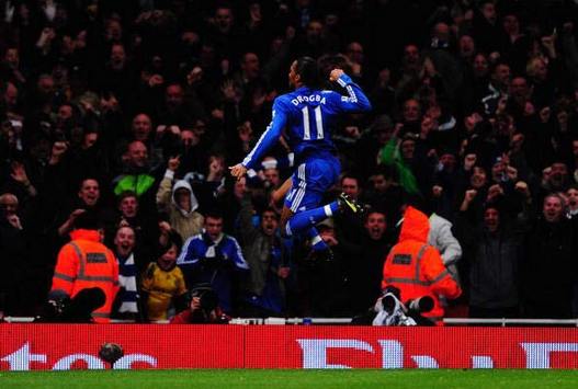 EPL: Didier Drogba, Arsenal - Chelsea (Getty Images)