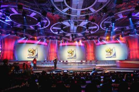 Inside The Cape Town Convention Centre For The Draw