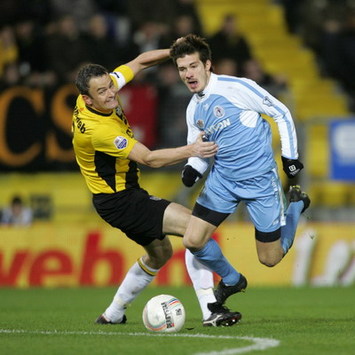Rob Penders vs Edouard Duplan, NAC Breda - Sparta Rotterdam (Foto PROSHOTS)