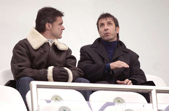 Kryzstof Warzycha & Nikos Nioplias / Panathinaikos (INTIME)