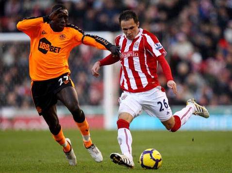 EPL: Matthew Etherington - Mohamed Diame, Stoke City - Wigan Athletic (Getty Images)