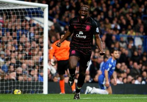 EPL: Louis Saha, Chelsea v Everton (Getty Images)