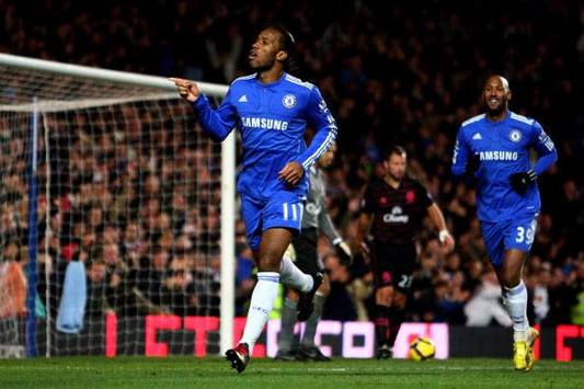 EPL: Didier Drogba, Chelsea - Everton (Getty Images)