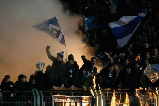 Bundesliga: 1. FC Nuremberg - Hamburger SV, supporter fans hsv (Getty Images, Bongarts)