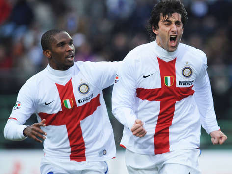 Diego Milito and Samuel Eto'o of Inter (Getty Images)