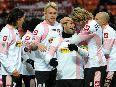 Palermo celebrating - Milan-Palermo - Serie A (Getty Images)