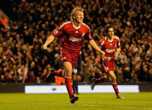 EPL: Dirk Kuyt, Liverpool - Arsenal (Getty Images)