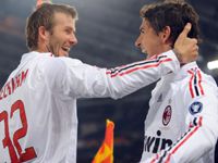 Beckham & Pato - Milan (Getty Images)