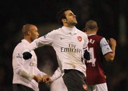 EPL: Cesc Fabregas, Burnley v Arsenal (Getty Images)