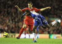 EPL: Javier Mascherano - Hugo Rodallega, Liverpool v Wigan Athletic (Getty Images)