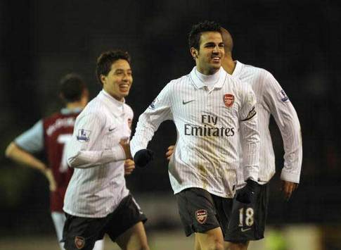 EPL: Cesc Fabregas, Burnley v Arsenal (Getty Images)