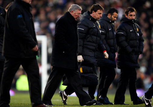 EPL: Sir Alex Ferguson, Fulham - Manchester United (Getty Images)