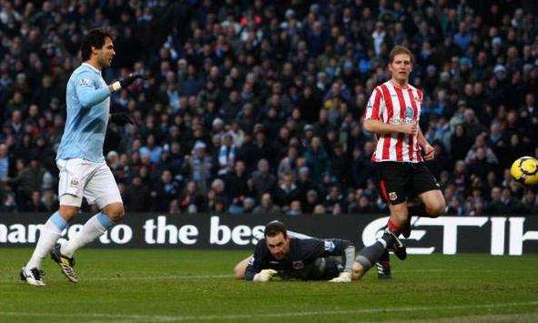 EPL: Roque Santa Cruz, Manchester City - Sunderland (Getty Images)