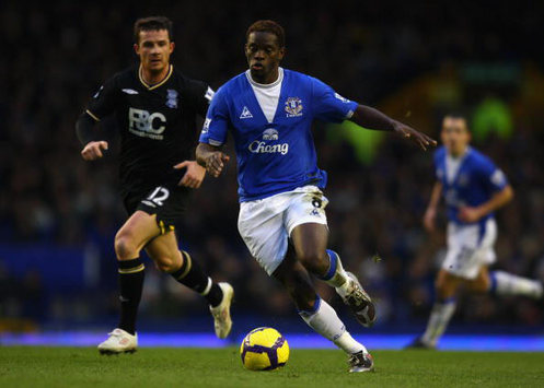 EPL: Barry Ferguson - Louis Saha, Everton - Birmingham (Getty Images)