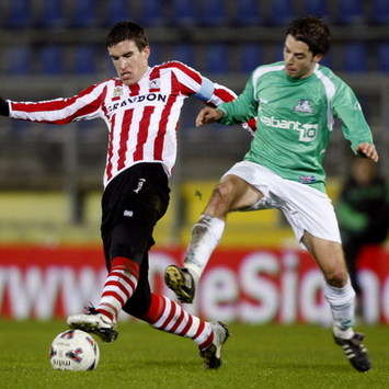 Kevin Strootman and Vincent Vervoort, Baronie - Sparta Rotterdam (foto PROSHOTS)