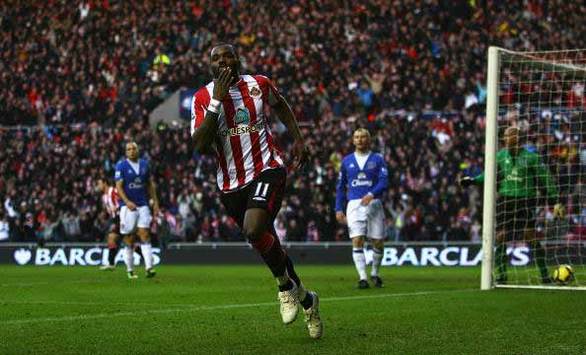EPL: Darren Bent, Sunderland v Everton (Getty Images)