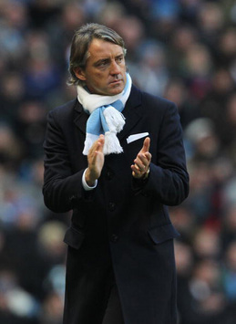 EPL: Roberto Mancini, Manchester City - Stoke City (Getty Images)