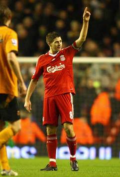 EPL: Steven Gerrard, Liverpool v Wolverhampton Wanderers (Getty Images)