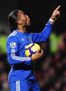 EPL: Didier Drogba, Chelsea v Fulham (Getty Images)