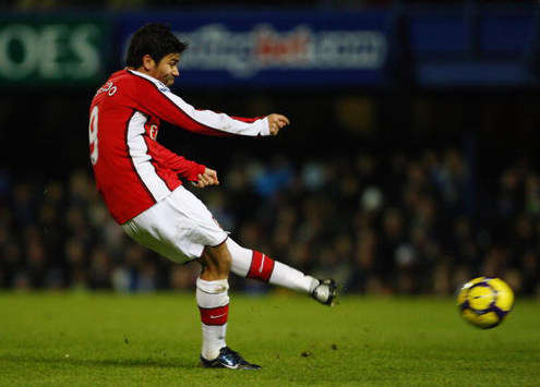 EPL: Eduardo, Portsmouth - Arsenal (Getty Images)